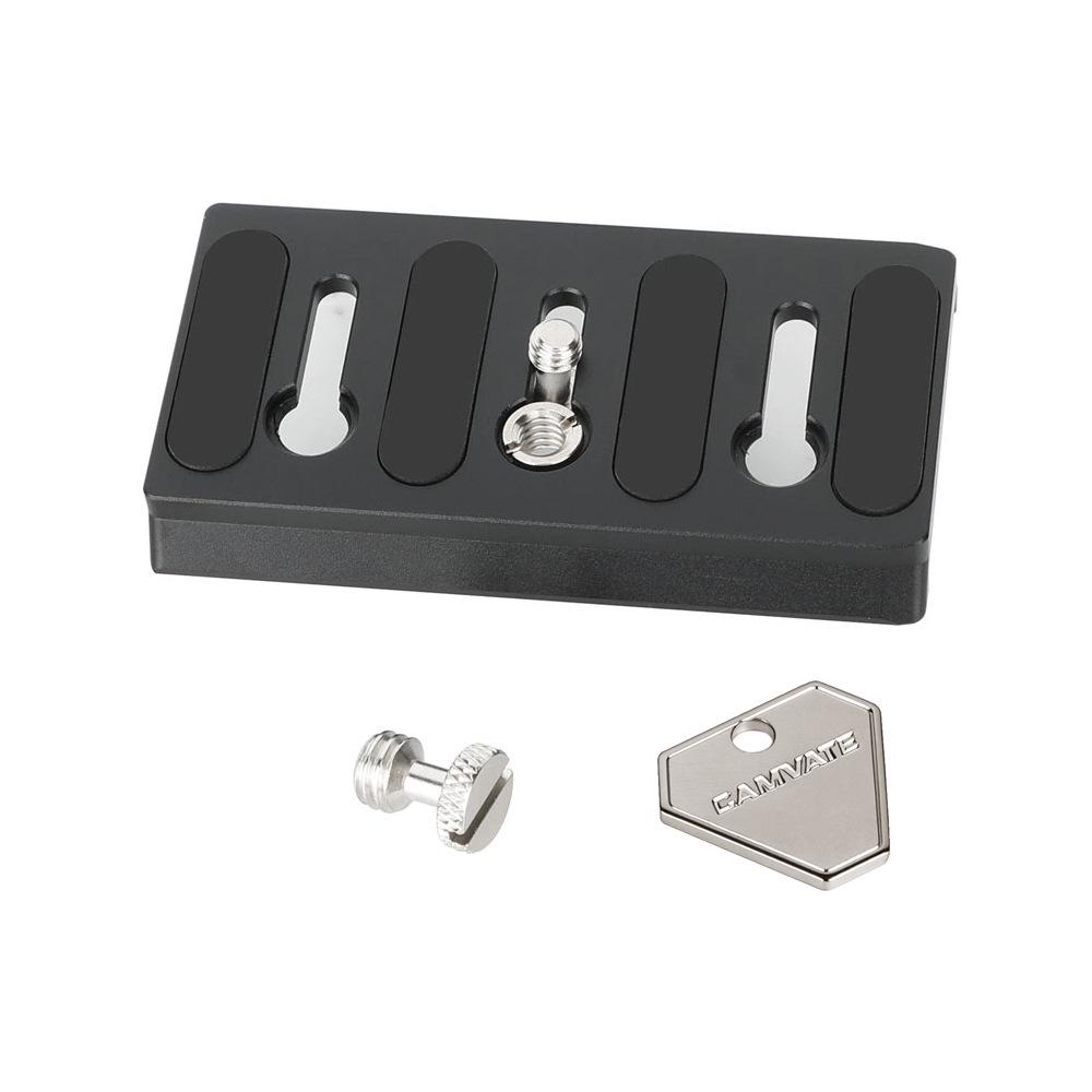 

HDRIG Quick Release DSLR Camera Baseplate with 1/4 & 3/8 Screws C3859