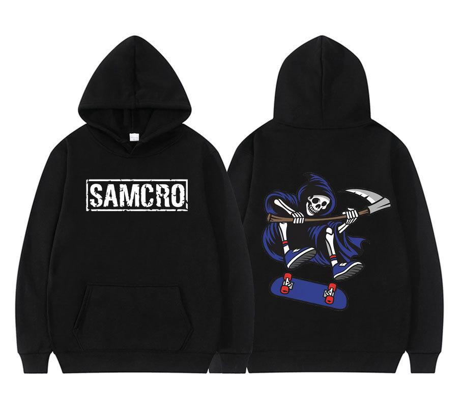 Hooodies Sons of Anarchy SAMCRO Print Men Women Unisex Hoodi