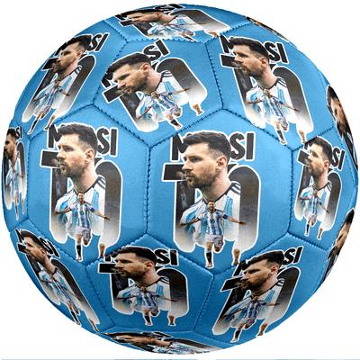Lionel Messi Theme Soccer Ball Size 5 Soccer Ball Soft Touch Professional Training Football for Outdoor Sports