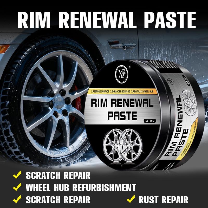 Car Wheel Alloy Rim Scratch Repair Paste Renewal Polish Wax Remove Oxidation Paint Care Refurbish Tool