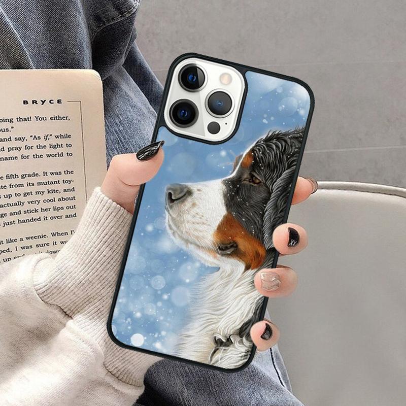 Bernese Mountain Dog Phone Case for iPhone 17 Air 16 16e 15 Plus for Apple 13 11 12 14 Pro Max Cover coque Shell