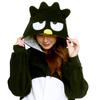 SAZAC Character Fleece Kigurumi One Size Fits Most Sanrio Bat Batsumaru
