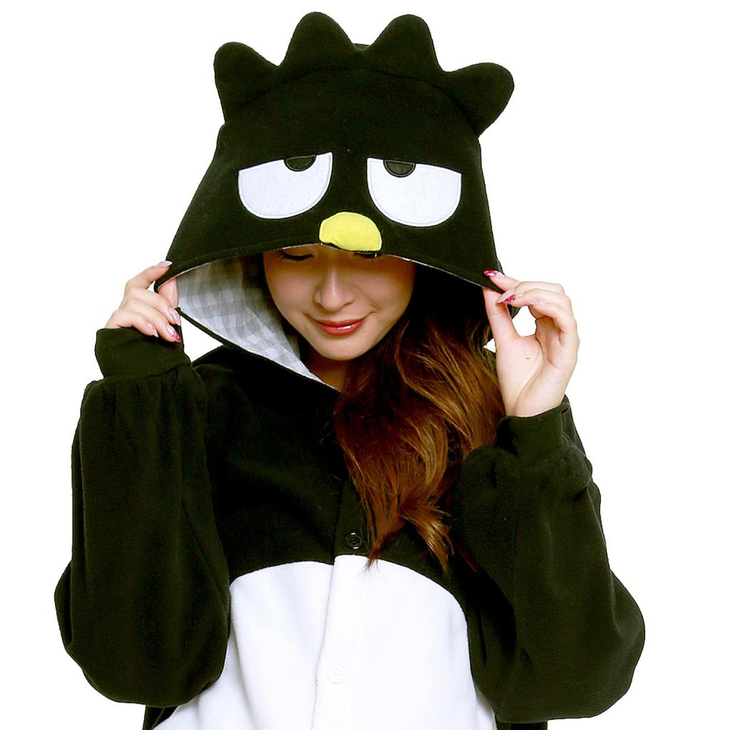 SAZAC Character Fleece Kigurumi One Size Fits Most Sanrio Bat Batsumaru