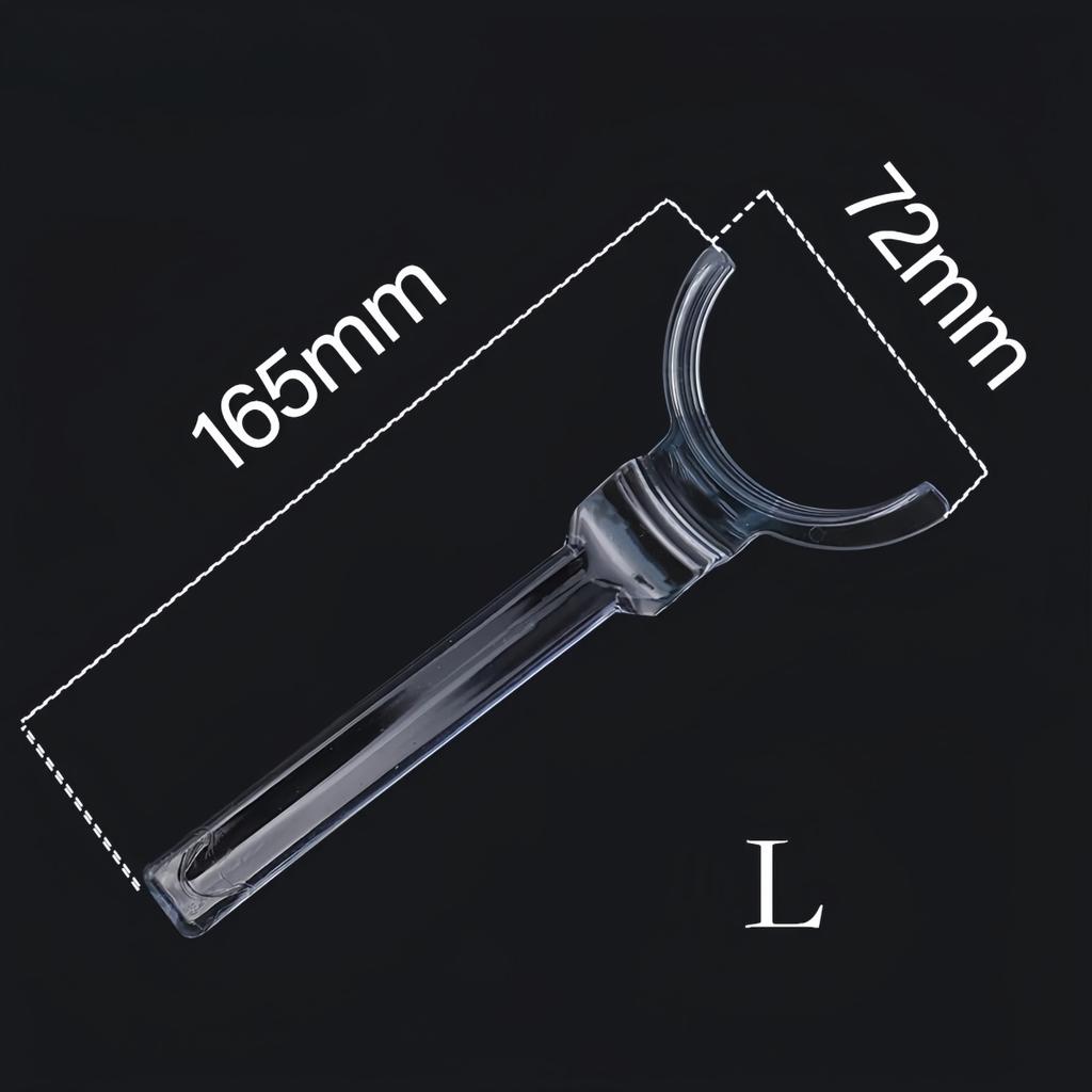 1 Pc Dental Lip Cheek Retractor Mouth Opener Transparent Plastic L S Sizes Dentist Lab Tools for Photo Lip Hooks Tongue