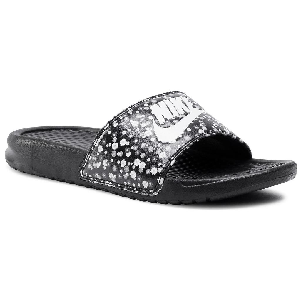New Nike Benassi Jdi Floral Slide 'Black' Women's 618919-035