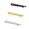[HS][HS]1 Piece Of Men's Narrow Tie Clip Copper Fashion Thin Small Silvery Golden Black Business Formal Wear