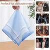 12Pcs Mens Handkerchiefs Cotton Square Plaid Hankies with 3 Styles Reusable Washable Pocket Handkerchiefs for Men Women Party