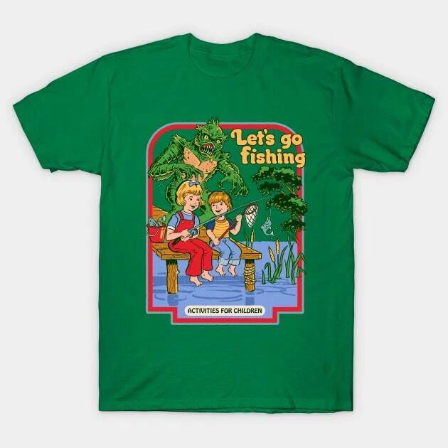 Let s Go Fishing Made in Australia T-Shirt 2XL