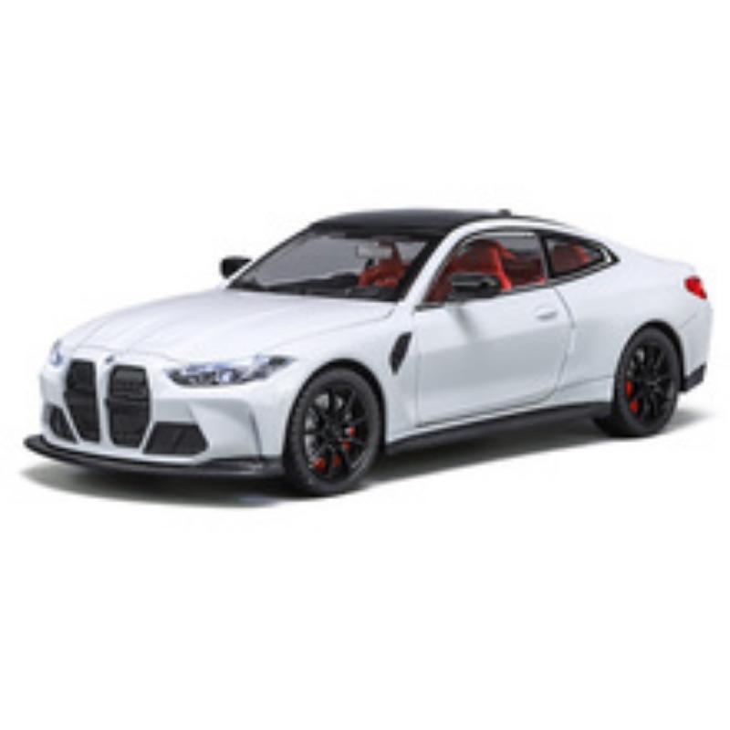

1/24 BMW M4 Coupe литой спортивный автомобиль модель литой металл гоночный автомобиль транспортные средства модель имитация звука свет коллекция детская игрушка подарок 1/24-Size:21*9.5*5cm белый