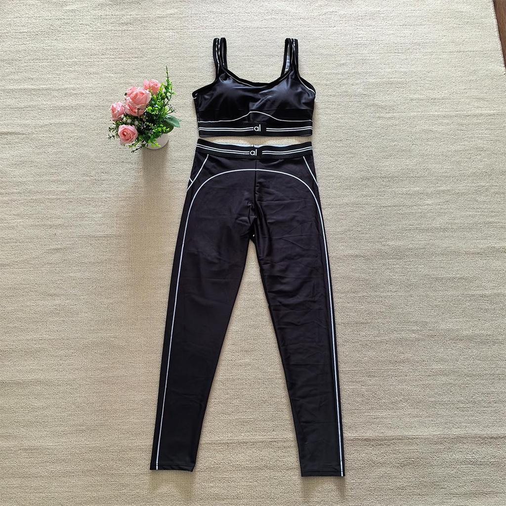 Y9002 Summer Women's Fashion Yoga Sport Leisure Two-Piece Set