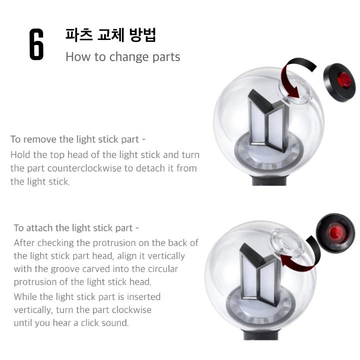 BTS Bastão de Luz Oficial Versão 4, Oficial, Original, Autêntico, KPOP