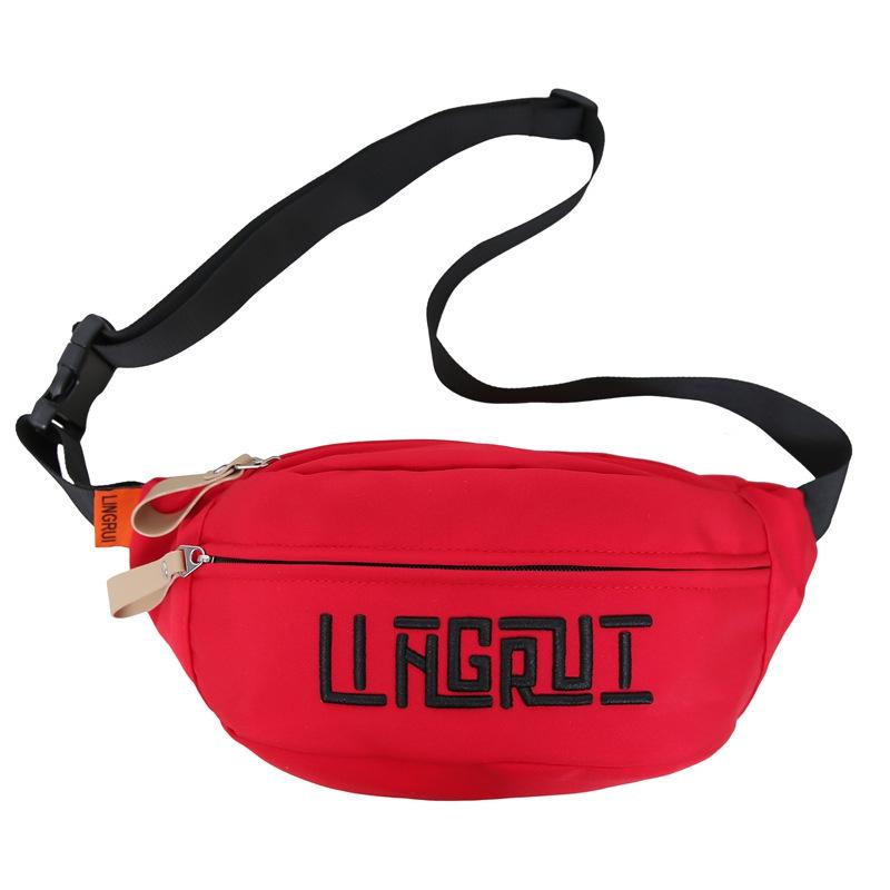 Unisex Fashion Waist Bag – Large Capacity, Lightweight, Casual Sports Shoulder/Crossbody Bag