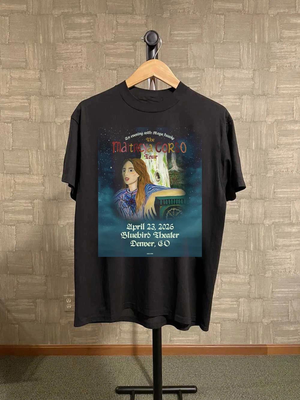 Maya Hawke 2026 Tour Dates Black Cotton Shirt All size S-5XL L212 L