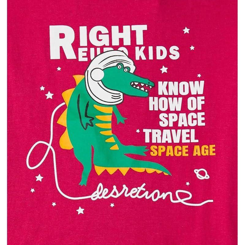 T2F Boy's Solid Regular Fit T-Shirt (10_Multicolor 1 2-3 Years)