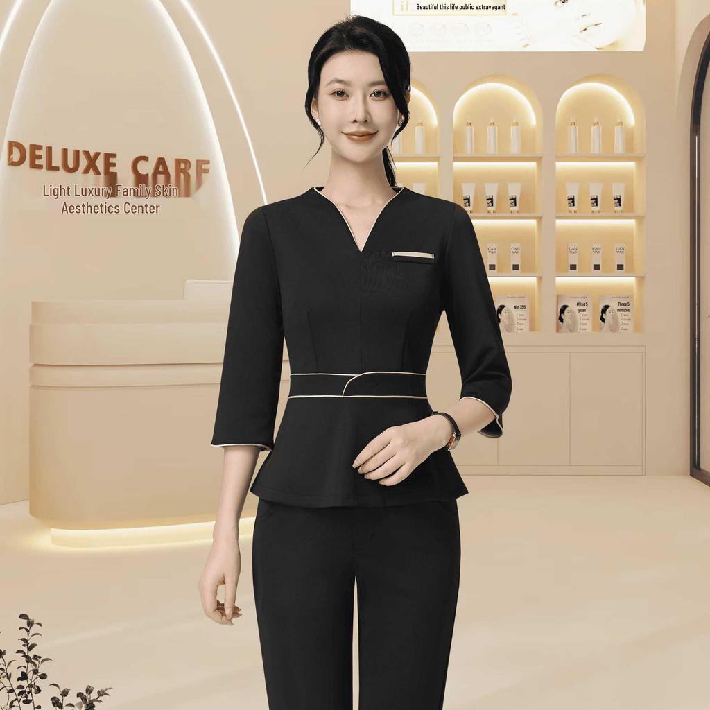 Elegant Women's Work Uniform for Beauty Salon, Hotel, and Health Academy