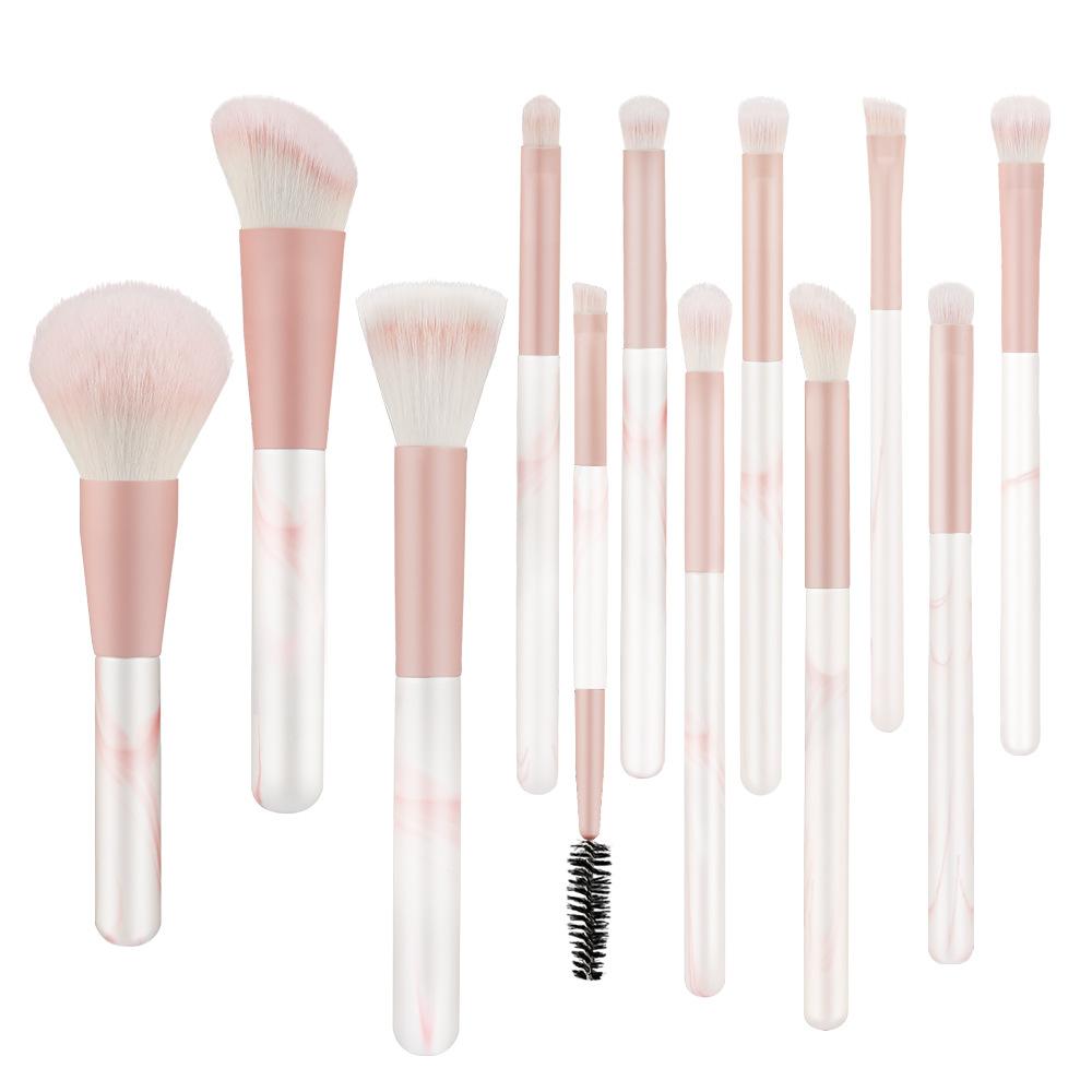 New 12 Clear Sky Makeup Brush Set Super Soft Beginner Full Set of Painting Makeup Beauty Tools