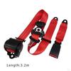 3 Point Car Seat Belt Buggies Pickup Safety Accessories UTV Fixing Strap orange