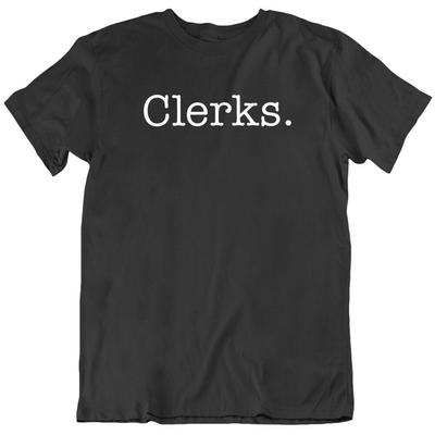 Clerks Classique Cult des Années 90 Film Comique Fan Logo de Titre Drôle T Shirt 2019-10-30T11: T-shirts unisexes