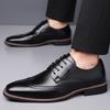 Carved Casual Business Dress Derby Shoes for Men Big Size Solid Color Brogue Shoes Male 2025 Spring New British Leather Shoe Man