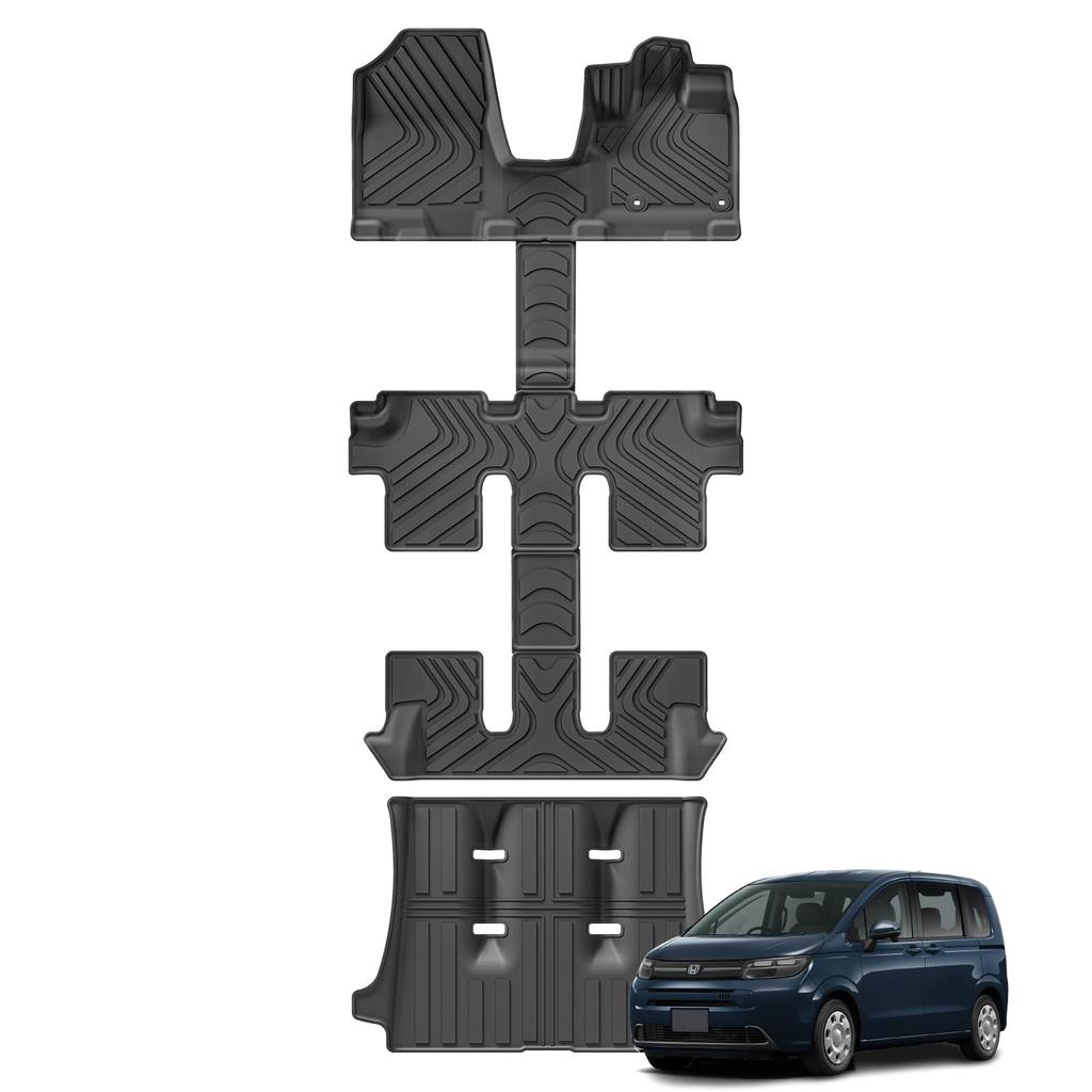 ZUNDUO 3D Car Floor Mats for Honda Freed GT Series Gasoline Vehicles June 2024 Easy 3D Interior Set (GT1/GT2/GT3/GT4) (Models - Present) -