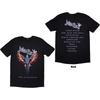 Judas Priest Angel Of Retribution Tracklist T-Shirt Nero Nuovo