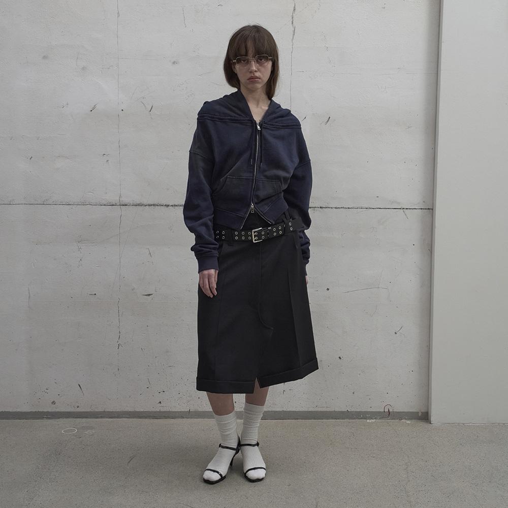Lcdc Tm Tailored Zip Front Skirt (Black)