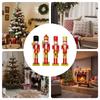 Nutcracker Christmas Decor Wooden Nutcracker Christmas Decorations Table Decor For Holiday Indoor Fireplace Apartment Office