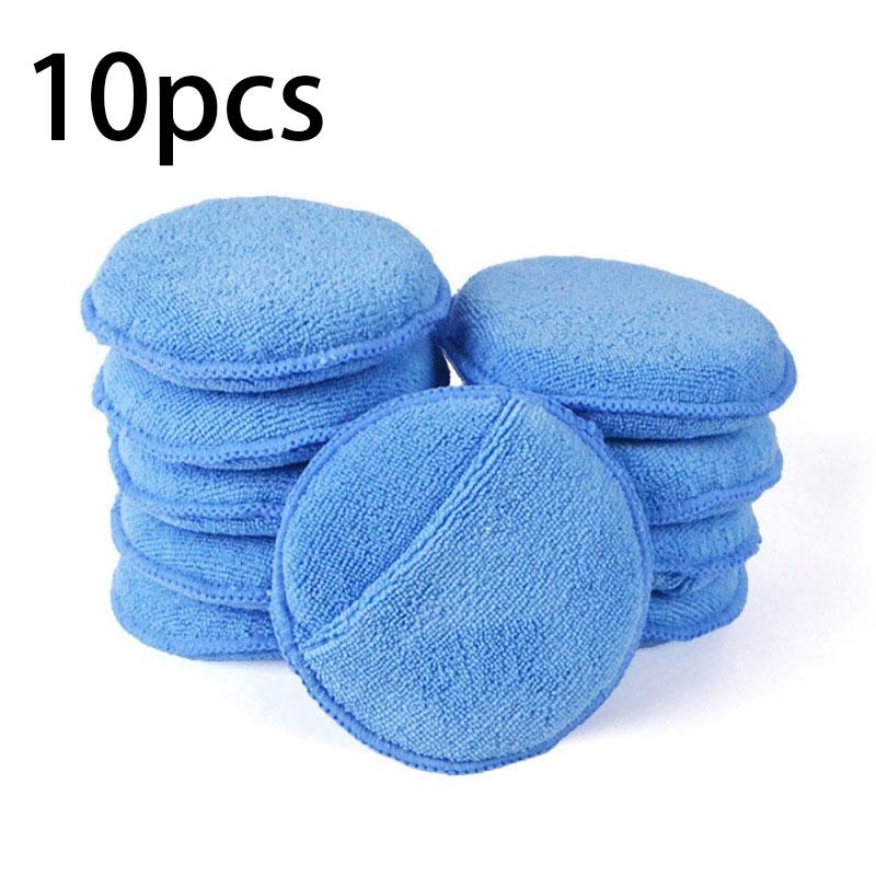 1-20pcs Microfiber Wax Towel Ultra-Soft Polishing Waxing Pocket Cars Wax Foam Sponge Remove Wax Auto Care Polish Foam Sponge