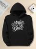 Wedding Calligraphy Mother of The Bride JPH-9 Plus Size Unisex Hooded Sweatshirt