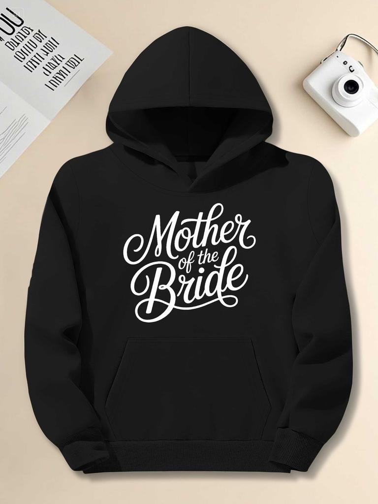 Wedding Calligraphy Mother of The Bride JPH-9 Plus Size Unisex Hooded Sweatshirt