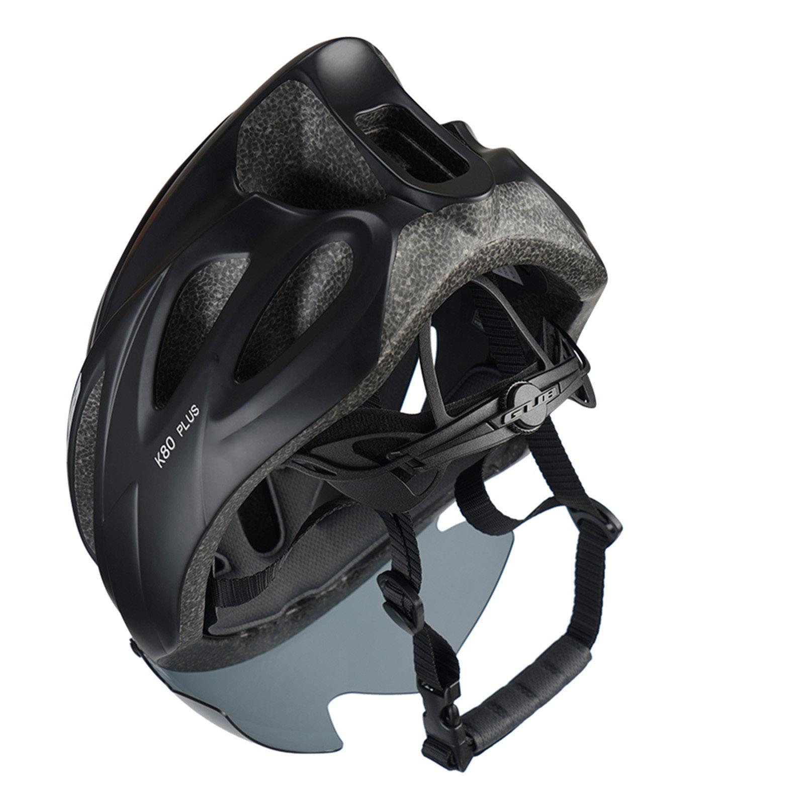 

Riding Helmet for Adult Men Women Mountain and Road MIPS Guard 18 Vents Magnetic Goggles Black M size M чёрный