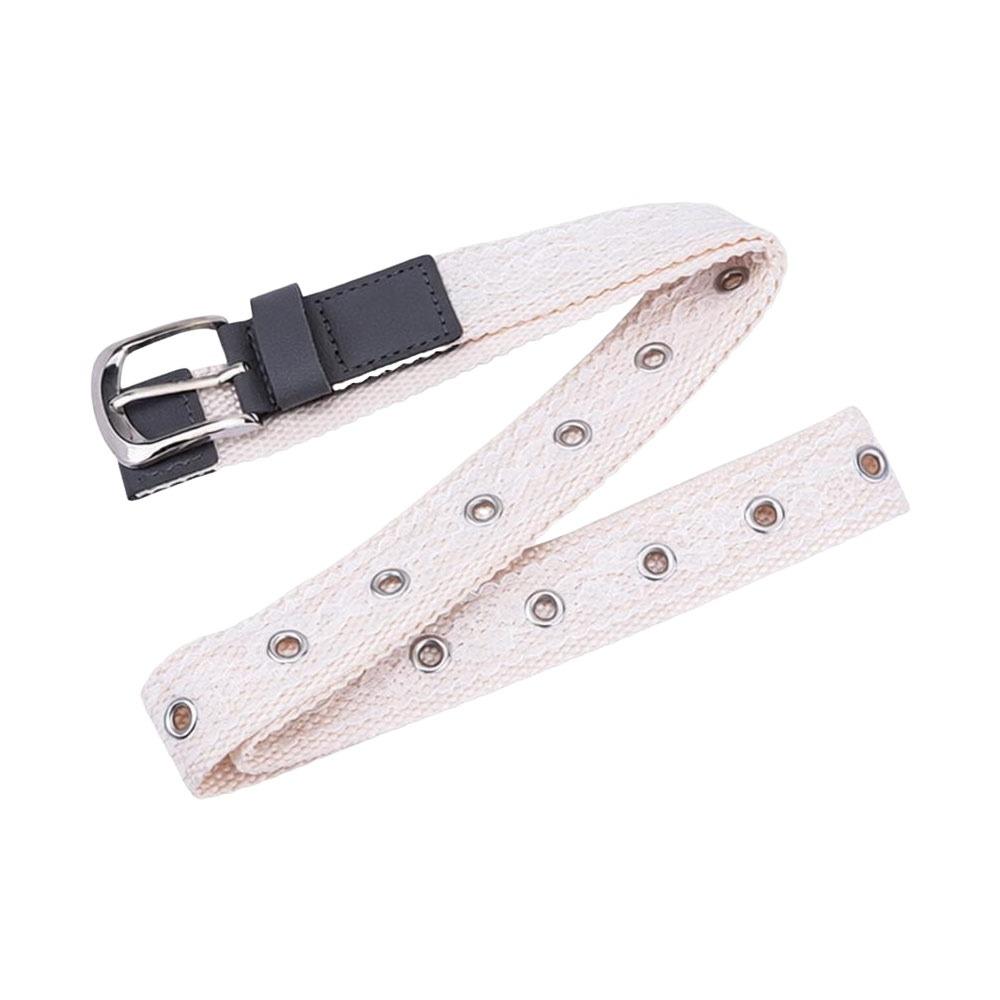 Canvas Women Waist Belt Adjustable Decorative Belt New Alloy Buckle Belt Casual Outfit