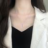 Full Body Circle Hot Air Balloon Necklace Korean Style Girl Clavicle Chain Japanese and Korean Simple Temperament