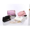 Damentasche, modische Lingge-Kette, Handtasche, kleine quadratische Tasche, One-Shoulder-Crossbody-Tasche