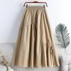 Summer Fashion New High Waist and Thin Irregular Straps Medium and Long Big Swing Skirt Skirt