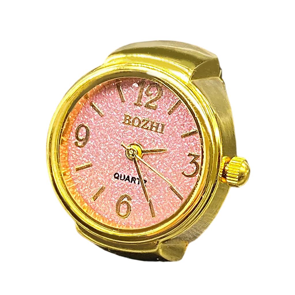 Ring Watch Fashion Square Ring Shape Watch Personality Creative Retro Style Ring Electronic Watch