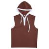 Men Hooded Sleeveless Shirt Casual Gym Tank Top Male Breathable Bodybuilding Vest Basketball Shirt Fashion Singlet Man Clothes