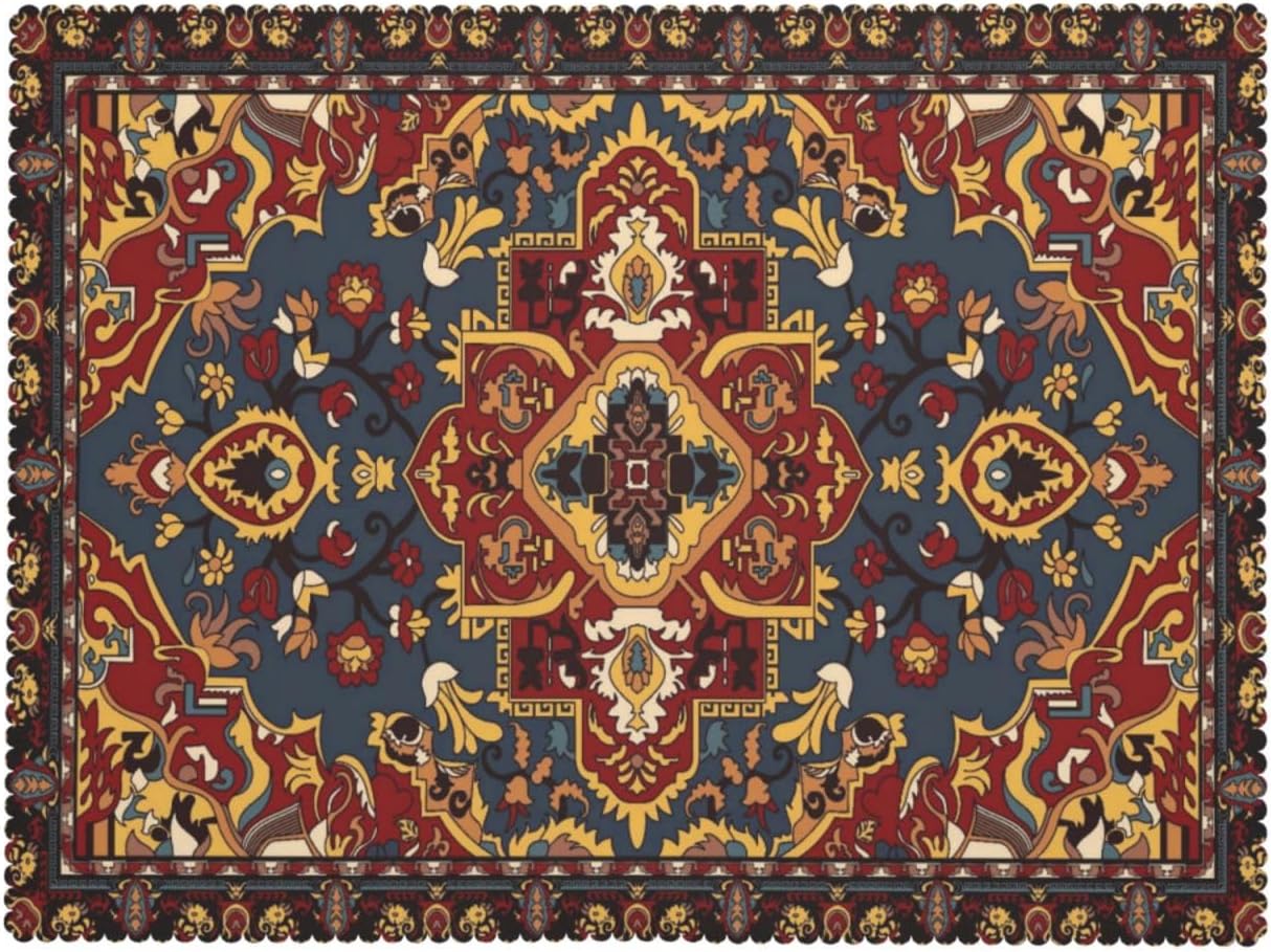 Perzisch Tapijt Tafelkleed Geometrisch Etnisch Oosters Traditioneel Tafelkleed Keuken Feest Decoratie 140x200cm
