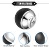 VekAuto Mini R50 R53 2000-2006 6-Speed Manual Gear Shift Knob for Mini Cabrio R52 2002-2008 Durable Plastic Black Silver Tone