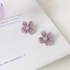 Fashion light luxury high-end stud earrings small fresh flower series earrings sweet and exquisite niche versatile daily earrings