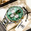 POEDAGAR Sport Men Watch Waterproof Luminous Chronograph Date Quartz Military Man Wristwatch Stainless Steel Men's Watches Reloj