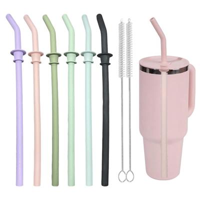 Juego de 3 pajitas de repuesto para vaso Hydro Flask, cepillo de limpieza largo, pajitas de grado alimenticio sin BPA para taza de viaje Hydroflask