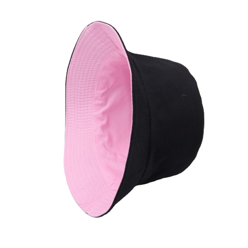 Unisexowy letni kapelusz typu bucket z bawełny chroniący przed słońcem - Modny dwustronny design