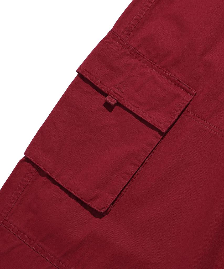 ISTKUNST Washed Cargo Wide Pants_Red(Ik2Esmpa10A)