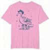 Funny Western Goose Printed Tshirt Silly Goose On The Loose Print Tshirt Crew Neck Animal Cowboy Goose Graphic T Shirt
