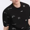 T-shirt à manches courtes imprimé co-marqué pour homme GXG