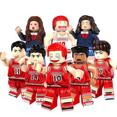 Pg8092 Basketball Master Building Block Figurine Small Particles Mosaic Doll Toy Bag