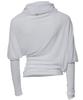 Peulleeoeob Sheer Asymmetrical Long Sleeve (Fl-175_White)