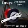 Solar-Powered Magnetic Warning Beacon: Waterproof Flashing Light for Vehicle Roadblocks