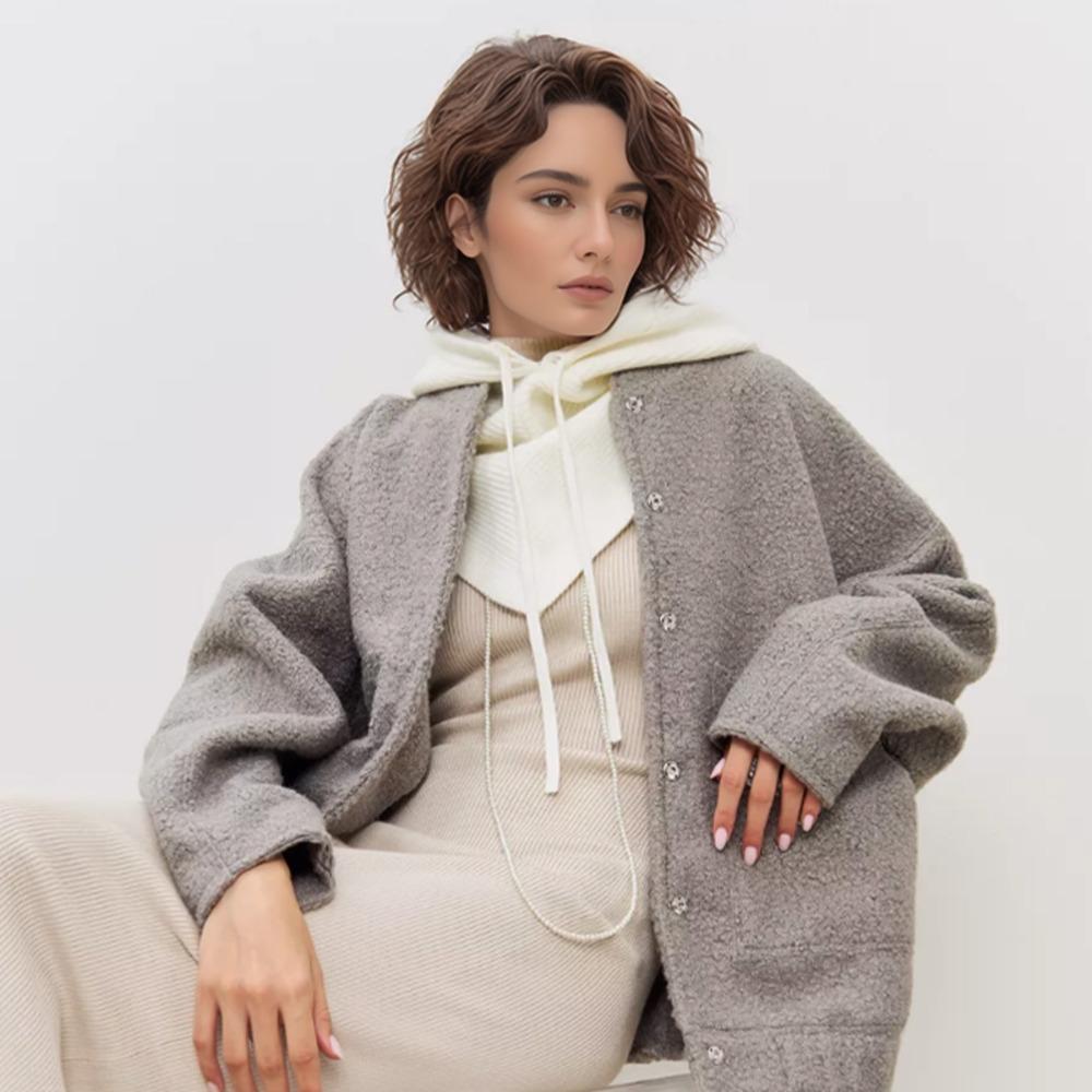 Thickened Balaclava Hat Solid Color Winter Cap Cute Ear Protection Hat  Streetwear